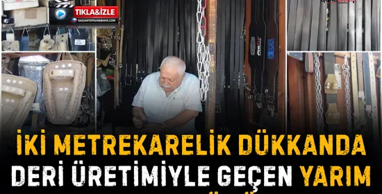 Üç kuşaktır aynı tezgahta tenekecilik mesleğini sürdürüyor