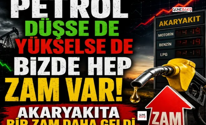 Petrol düşse de yükselse de bizde hep zam var! Akaryakıta bir zam daha geldi