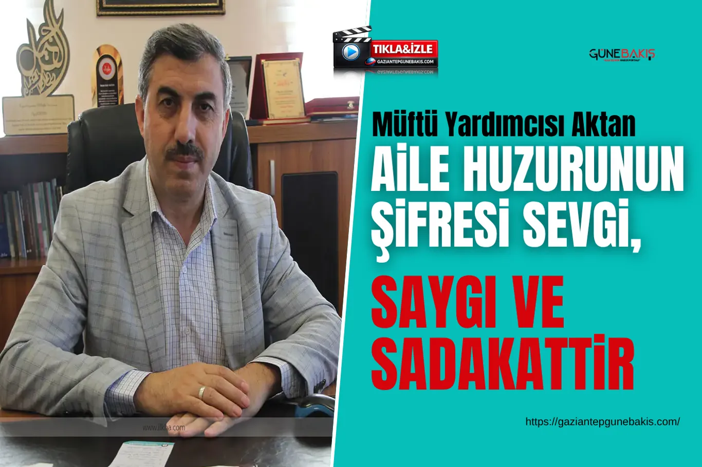 Aslan: Çocuklarımızı camiyle buluşturmaya gayret ediyoruz