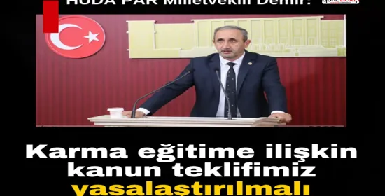 Yapıcıoğlu: Davamız hakkı hakim, adaleti yeryüzünde egemen kılmaktır