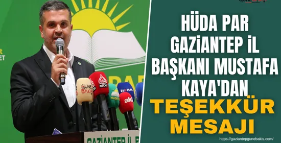 HÜDA PAR Genel Başkanı Yapıcıoğlu: Terör ülkenin gündeminden bütünüyle çıkmalı