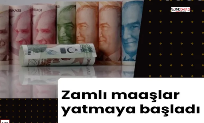 Zamlı maaşlar yatmaya başladı