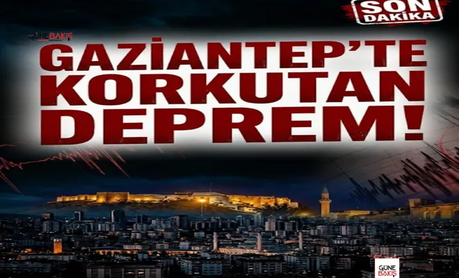Gaziantep’in Nurdağı ilçesinde 4,5 büyüklüğünde deprem