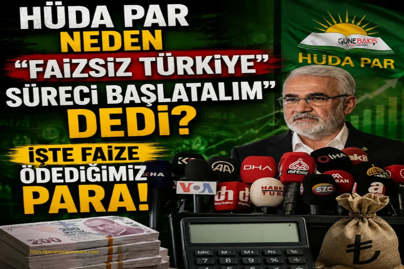 HÜDA PAR Gaziantep İl Başkanı Kaya'dan Gelinbuğday'da yol güvenliği çağrısı