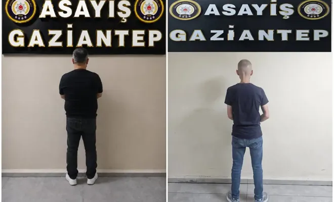 Gaziantep'te aranan 2 hükümlü gözaltına alındı