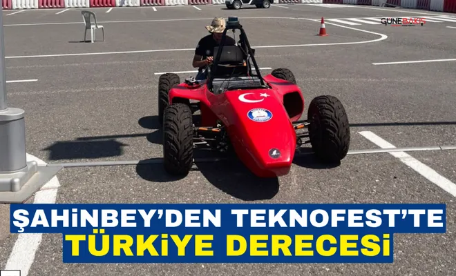 Şahinbey’den TEKNOFEST’te Türkiye derecesi