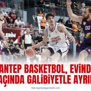Gaziantep Basketbol’dan şampiyonluk yolunda galibiyet