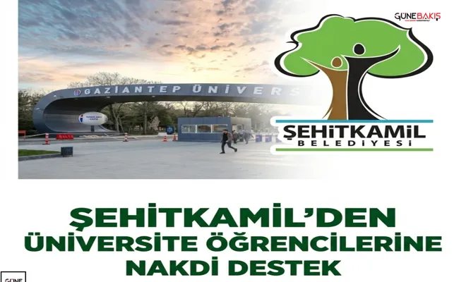 Şehitkamil’den üniversite öğrencilerine nakdi destek