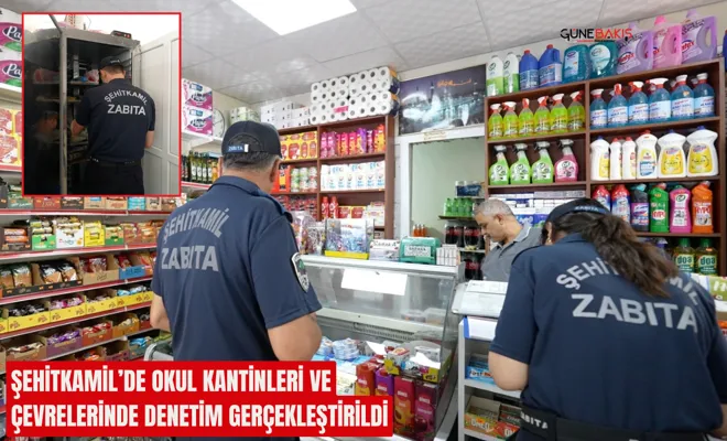 Şehitkamil’de okul kantinleri ve çevrelerinde denetim gerçekleştirildi