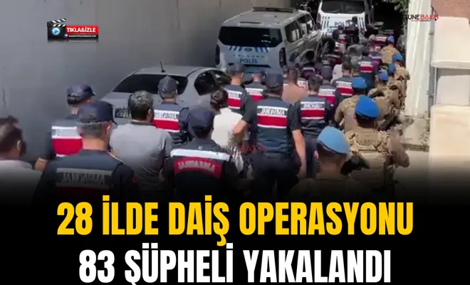 28 ilde DAİŞ operasyonu: 83 şüpheli yakalandı