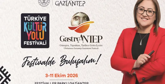 Gastroantep Kültür Yolu Festivali kortej yürüyüşüyle başladı!