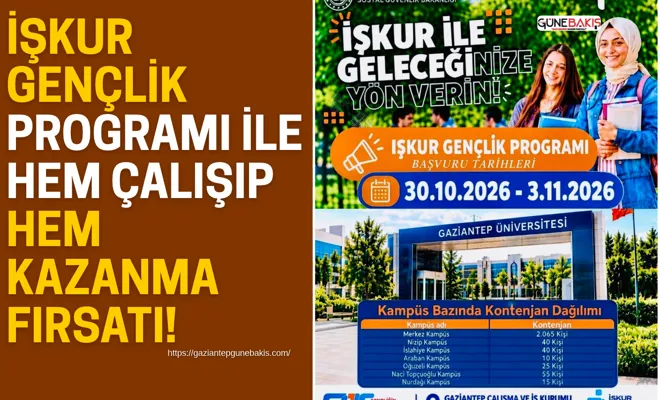 İŞKUR Gençlik Programı ile hem çalışıp hem kazanma fırsatı!