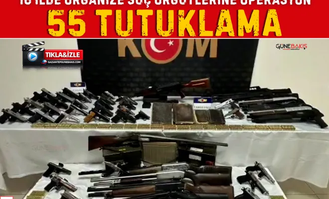 16 ilde organize suç örgütlerine operasyon: 198 şüpheli yakalandı, 55’i tutuklandı
